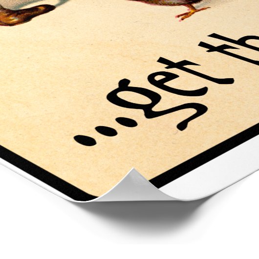 Fiddle Spieler holen Chicks Geigermusik Poster (Ecke)