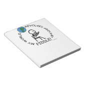 Fiddle - Weltumdrehungen Notizblock (angewinkelt)