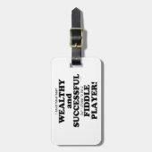 Fiddle Wohlhabend und erfolgreich Gepäckanhänger (Vorderseite vertikal)