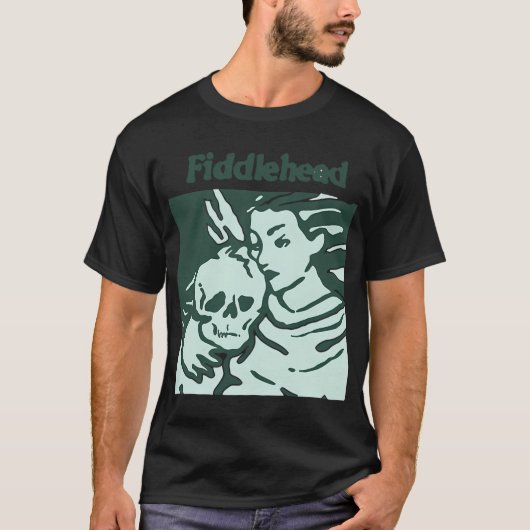 Fiddlehead Angel Skull T-Shirt (Vorderseite)