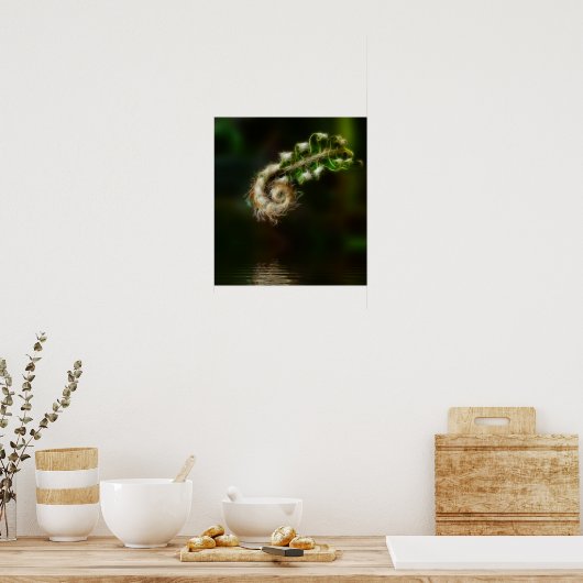 Fiddlehead Fern Poster (Küche)