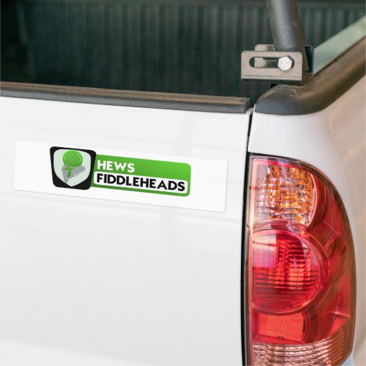 Fiddlehead-Logo größer Autoaufkleber (Auf Lkw)