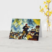 Fiddler am Dach Karte (Gelbe Blume)