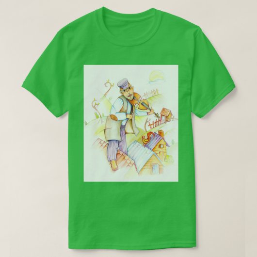 Fiddler am Dach T-Shirt (Design vorne)
