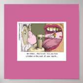 Fiddler auf Dach Funny Dentistry Poster (Vorne)