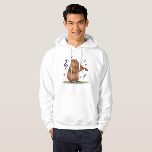 fiddler capybara hoodie (Vorne ganz)