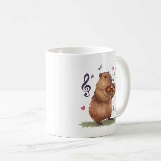 fiddler capybara kaffeetasse (VorderseiteRechts)