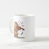 fiddler capybara kaffeetasse (Vorderseite Links)