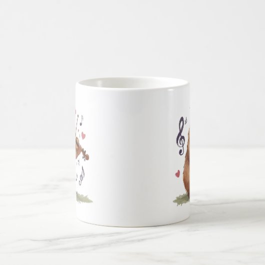 fiddler capybara kaffeetasse (Mittel)