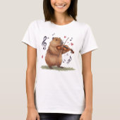 fiddler capybara T-Shirt (Vorderseite)