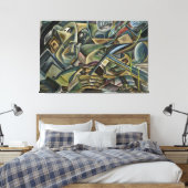 Fiddler, kubistische Ölmalerei Leinwanddruck (Insitu (Schlafzimmer))