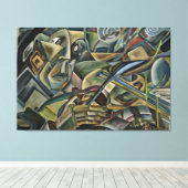 Fiddler, kubistische Ölmalerei Leinwanddruck (Insitu (Holzboden))