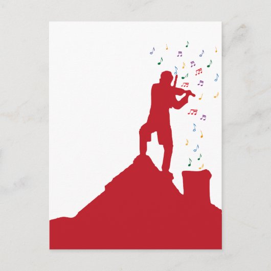 Fiddler Postkarte (Vorderseite)