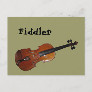 Fiddler Postkarte
