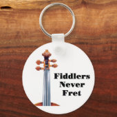 Fiddlern den Schlüsselring nie sperren Schlüsselanhänger (Vorderseite)