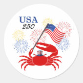 Fiddler's Fourth Stickers (select a size) (Vorderseite)