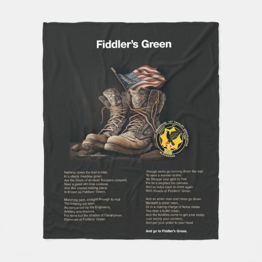 Fiddlers Green Fleece Blanket (Vorderseite)