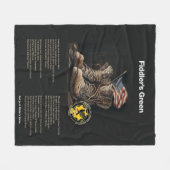 Fiddlers Green Fleece Blanket (Vorderseite (Horizontal))