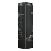 Fiddlers grünes Gedicht Thermal Tumbler Thermosbecher (Rückseite)