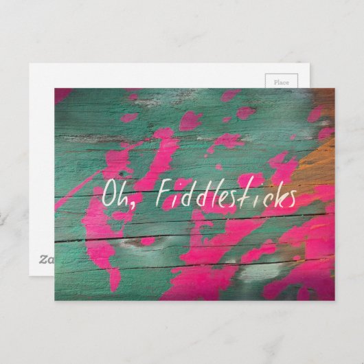 Fiddlesticks Postkarte (Vorne/Hinten)