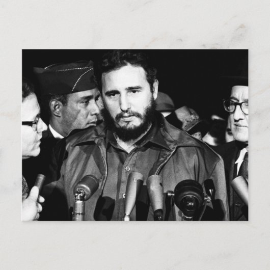 Fidel Castro 1959 Postkarte (Vorderseite)