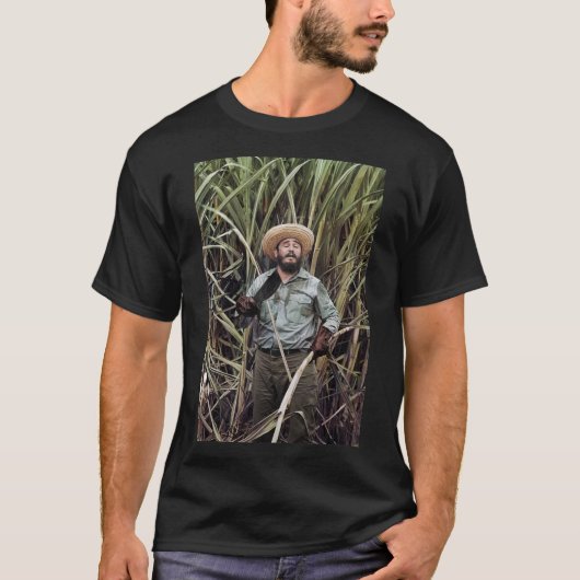Fidel Castro, 1969 kolorierter klassischer T - Shi T-Shirt (Vorderseite)