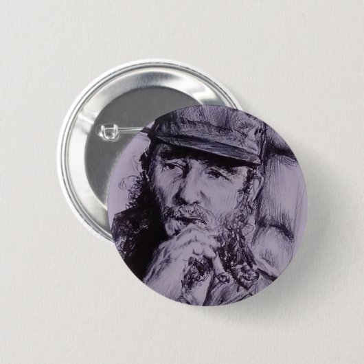 Fidel Castro Button (Vorne & Hinten)