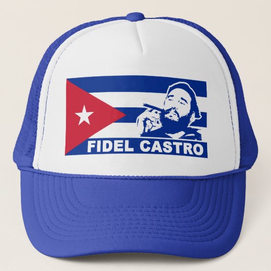 Fidel Castro-Fernlastfahrer-Hut Truckerkappe (Vorderseite)