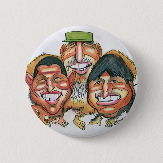 Fidel Castro, Hugo Chavez, evo Moral Button (Vorderseite)