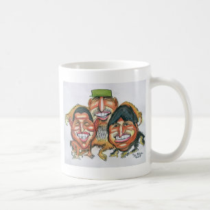 Fidel Castro, Hugo Chavez, evo Moral Kaffeetasse