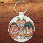 Fidel castro, Hugo chavez, evo morales Schlüsselanhänger (Vorderseite)