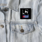 Fidel Castro Kuba Revolution kubanische Flagge Button (Beispiel)