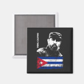 Fidel Castro Kuba Revolution kubanische Flagge Magnet (Vorderseite/Rückseite)