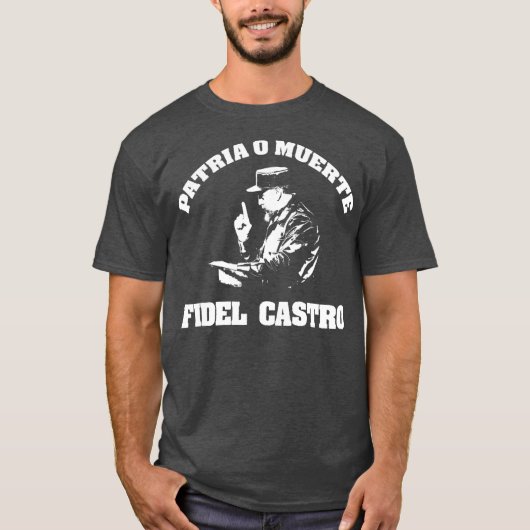 Fidel Castro Kuba Revolution Lateinamerika  T-Shirt (Vorderseite)