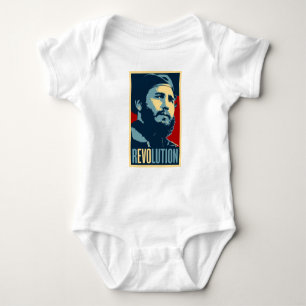 Fidel Castro - kubanischer Revolutions-Präsident Baby Strampler