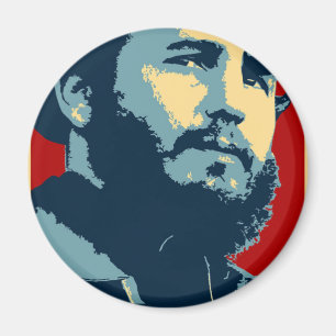 Fidel Castro - kubanischer Revolutions-Präsident Magnet