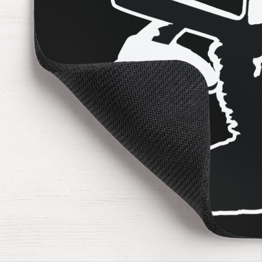 Fidel Castro mit Zigarren-Porträt Mousepad (Ecke)