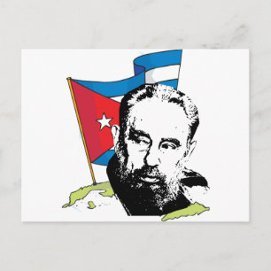 Fidel Castro Postkarte