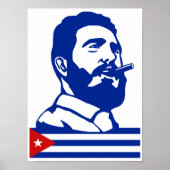 Fidel Castro, Presidenz, Revolution, Kuba, Havanna Poster (Vorne)