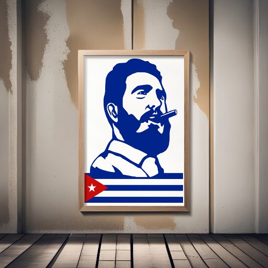 Fidel Castro, Presidenz, Revolution, Kuba, Havanna Poster