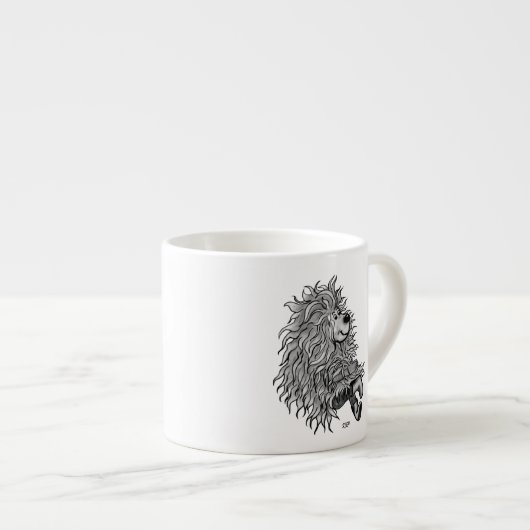 Fidel der kleine Wald Goblin Espressotasse (Vorderseite Rechts)