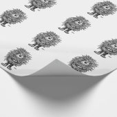 Fidel der kleine Wald Goblin Geschenkpapier (Ecke)