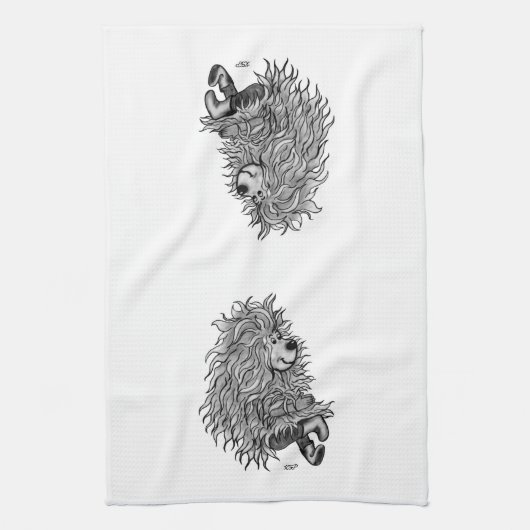 Fidel der kleine Wald Goblin Handtuch (Vertikal)
