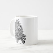Fidel der kleine Wald Goblin Kaffeetasse (Vorderseite Links)