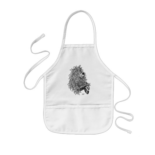 Fidel der kleine Wald Goblin Kinderschürze (Vorne)