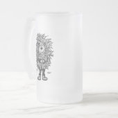 Fidel der kleine Wald Goblin Mattglas Bierglas (Vorderseite Links)