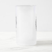 Fidel der kleine Wald Goblin Mattglas Bierglas (Mittel)