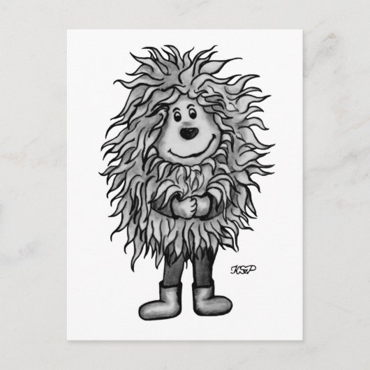 Fidel der kleine Wald Goblin Postkarte (Vorderseite)
