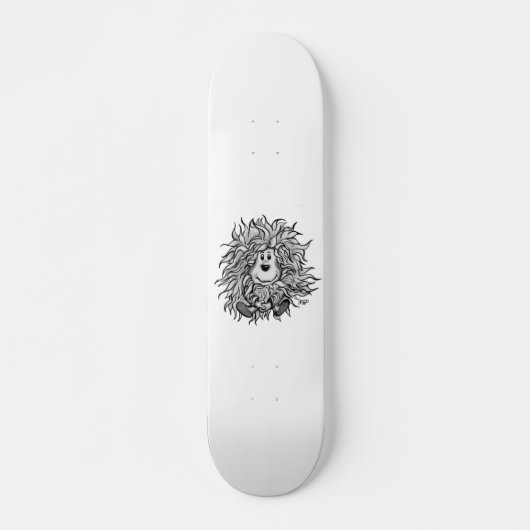 Fidel der kleine Wald Goblin Skateboard (Vorne)
