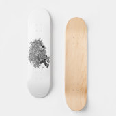 Fidel der kleine Wald Goblin Skateboard (Vorderseite)